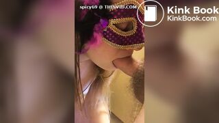 girl shits on cumming dick