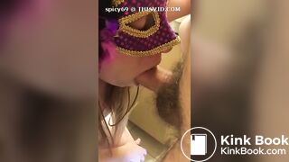 girl shits on cumming dick