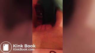 Cutie shits her blue panties