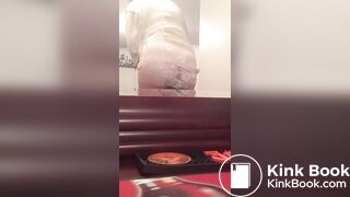 Cute girl cant help herself. Shits her panties