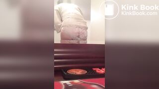 Cute girl cant help herself. Shits her panties