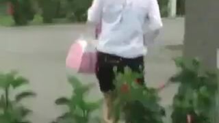 outdoors pooping accidents 008 (desperate diarrhea in panties)