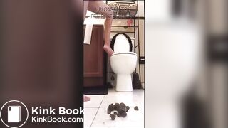Sexy ass girl shitting - video 2