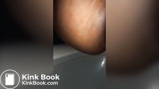 Thick women pushing diarrhea