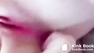 Girl digging deep for scat