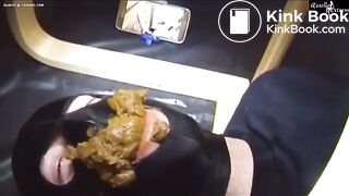 Toilet slave eats everything - video 2
