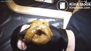 Toilet slave eats everything - video 2