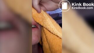 Scat Beauty Teen Slave Feeding