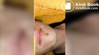 Scat Beauty Teen Slave Feeding