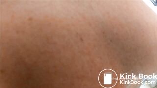 Chick does a MASSIVE shit and then shows off her MASSIVE swingin tits