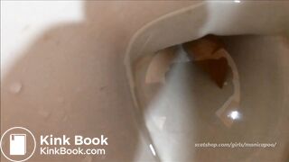 Chick does a MASSIVE shit and then shows off her MASSIVE swingin tits