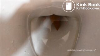 Chick does a MASSIVE shit and then shows off her MASSIVE swingin tits