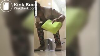 Pretty girl pooping 2