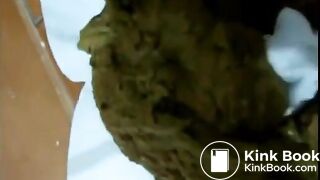 Private Video of Brunette Teen Shitting