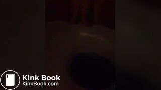 german mistress fart and plops in the toilet