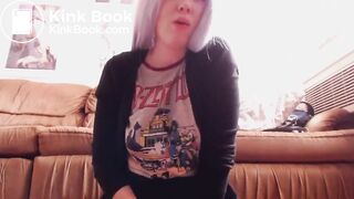 Pink panties poop