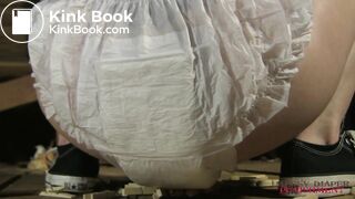 Girl Diarrhea Diaper