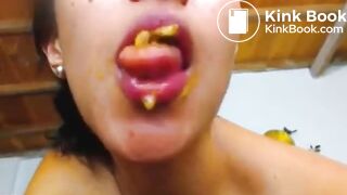 Latina Anal Dildo Fisting Big Gape Eating Scat