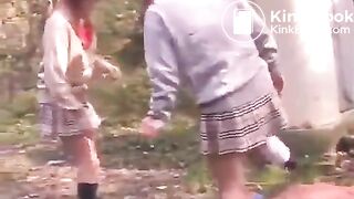 Schoolgirl scat feed - video 2