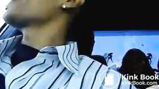 girl shits herself in car