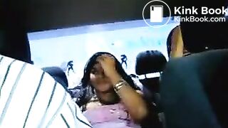 girl shits herself in car