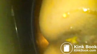 girl filmed pooping