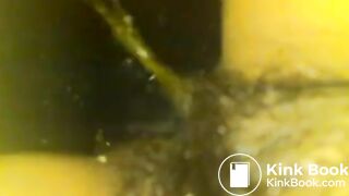 girl filmed pooping