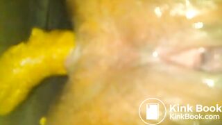 girl filmed pooping