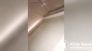 girl pooping on toilet (voyeur)