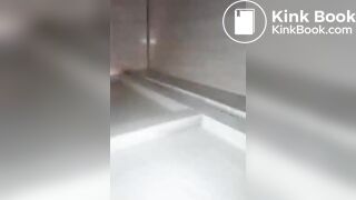 girl pooping on toilet (voyeur)