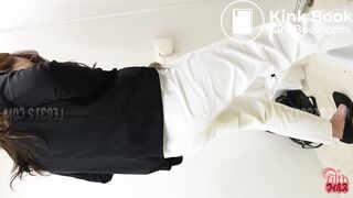 Japanese woman shits herself