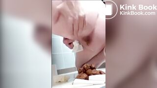 GIRL MASSIVE POOP