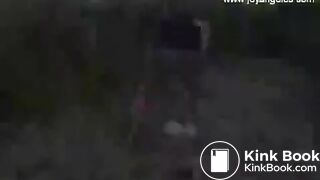 Amateur ladies pooping in the woods