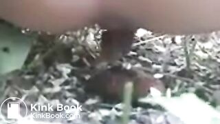 Amateur ladies pooping in the woods