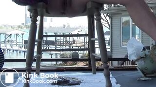 MILF HAS THE RUNS IN THE BALCONY - PM FOR TRADES