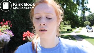 Sexy girl out jogging has an explosive case of diarrhea