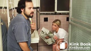 Sexy teen toilet farting and pooping - video 40