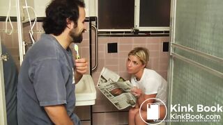 Sexy teen toilet farting and pooping - video 40