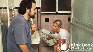 Sexy teen toilet farting and pooping - video 40