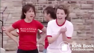 Chick poops her shorts playing soccer