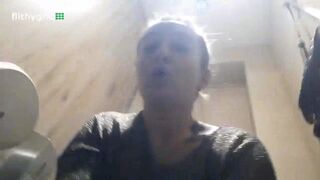 beautiful and sexy Italian has diarrhea and pisses - video 2