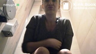 beautiful and sexy Italian has diarrhea and pisses - video 2