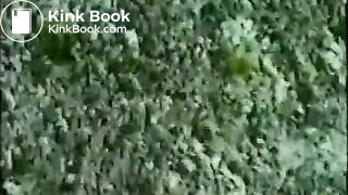 MILF blonde shitting outdoors