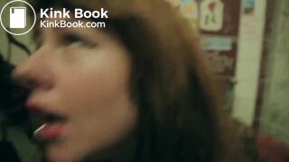 Woman poops in Cafe's Toilet