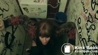 Woman poops in Cafe's Toilet