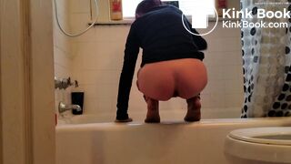 thin girl chunky shit