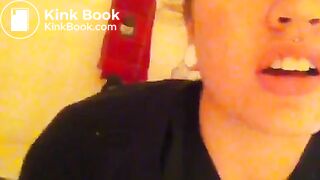 Vine woman poops on toilet 1