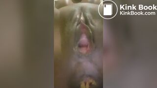 Same Thai girl shitting