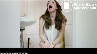 Sexy teen toilet diarrhea farting scene - video 24