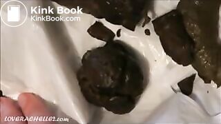Nice compilation of women pushing out big turds for us